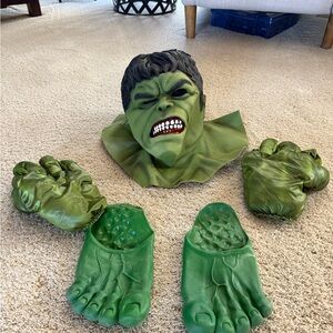Green Hulk Costume Set